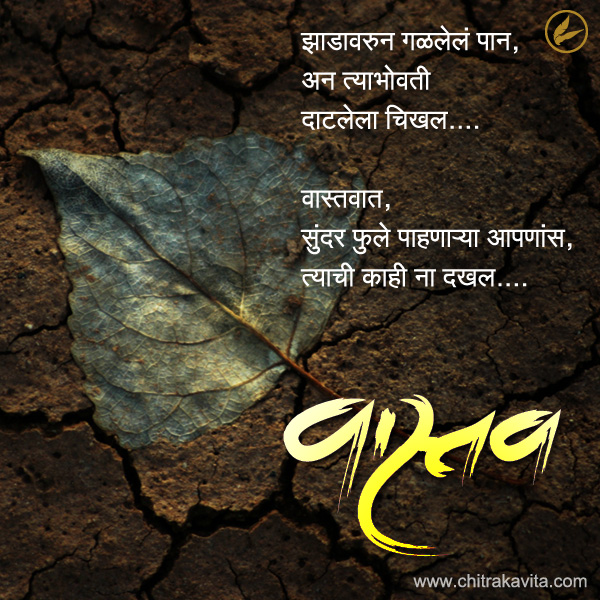 Marathi Kavita - वास्तव 